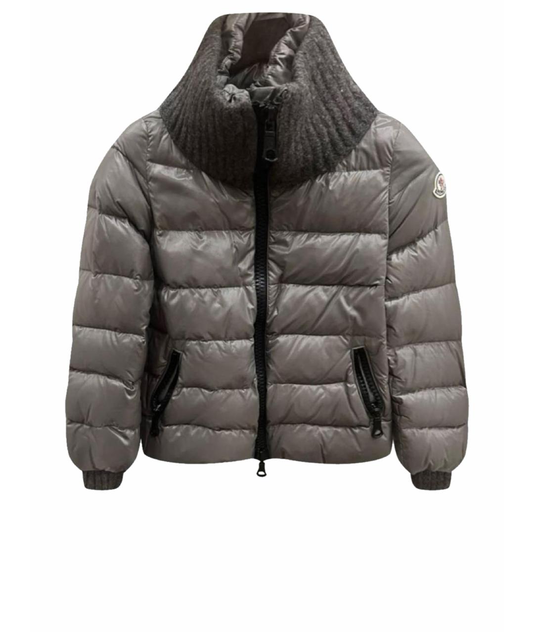 MONCLER Антрацитовый пуховик, фото 1
