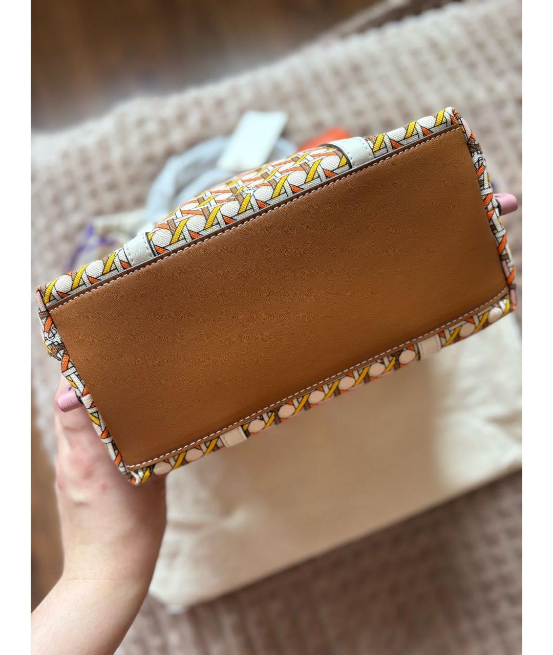 TORY BURCH Коричневая сумка тоут, фото 6