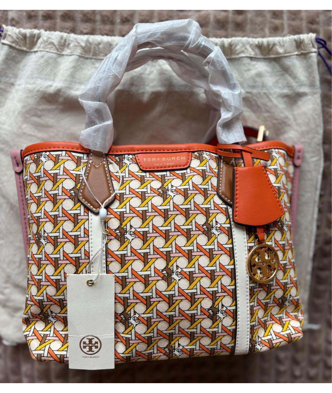 TORY BURCH Коричневая сумка тоут, фото 2