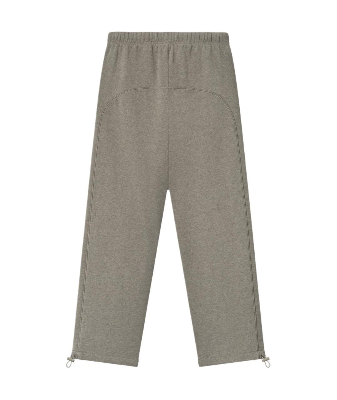 FEAR OF GOD ESSENTIALS Серые хлопковые классические брюки, фото 2