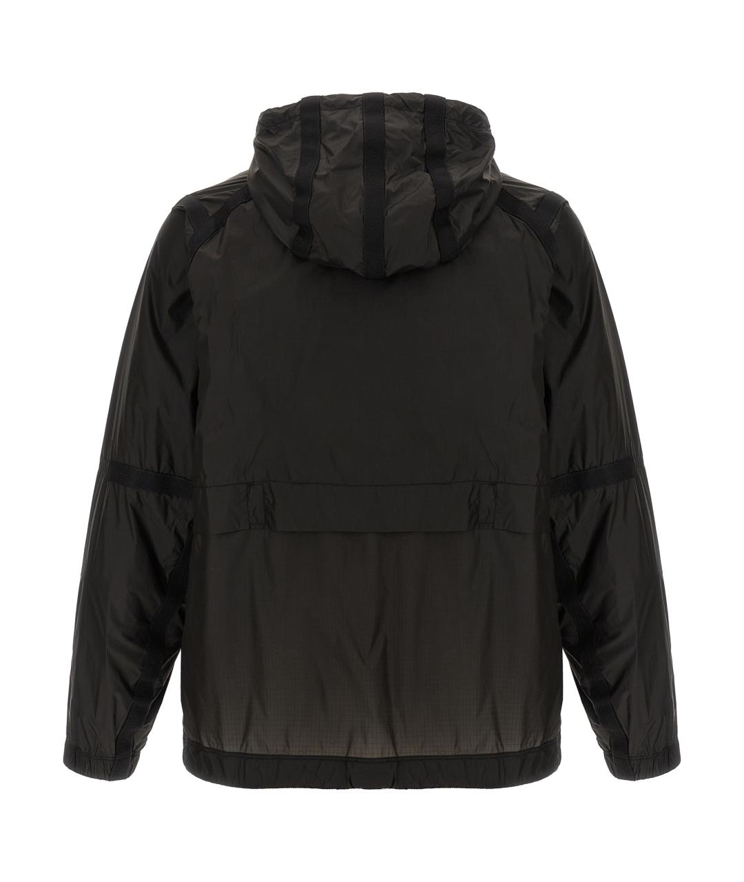 STONE ISLAND Черная полиамидовая куртка, фото 2