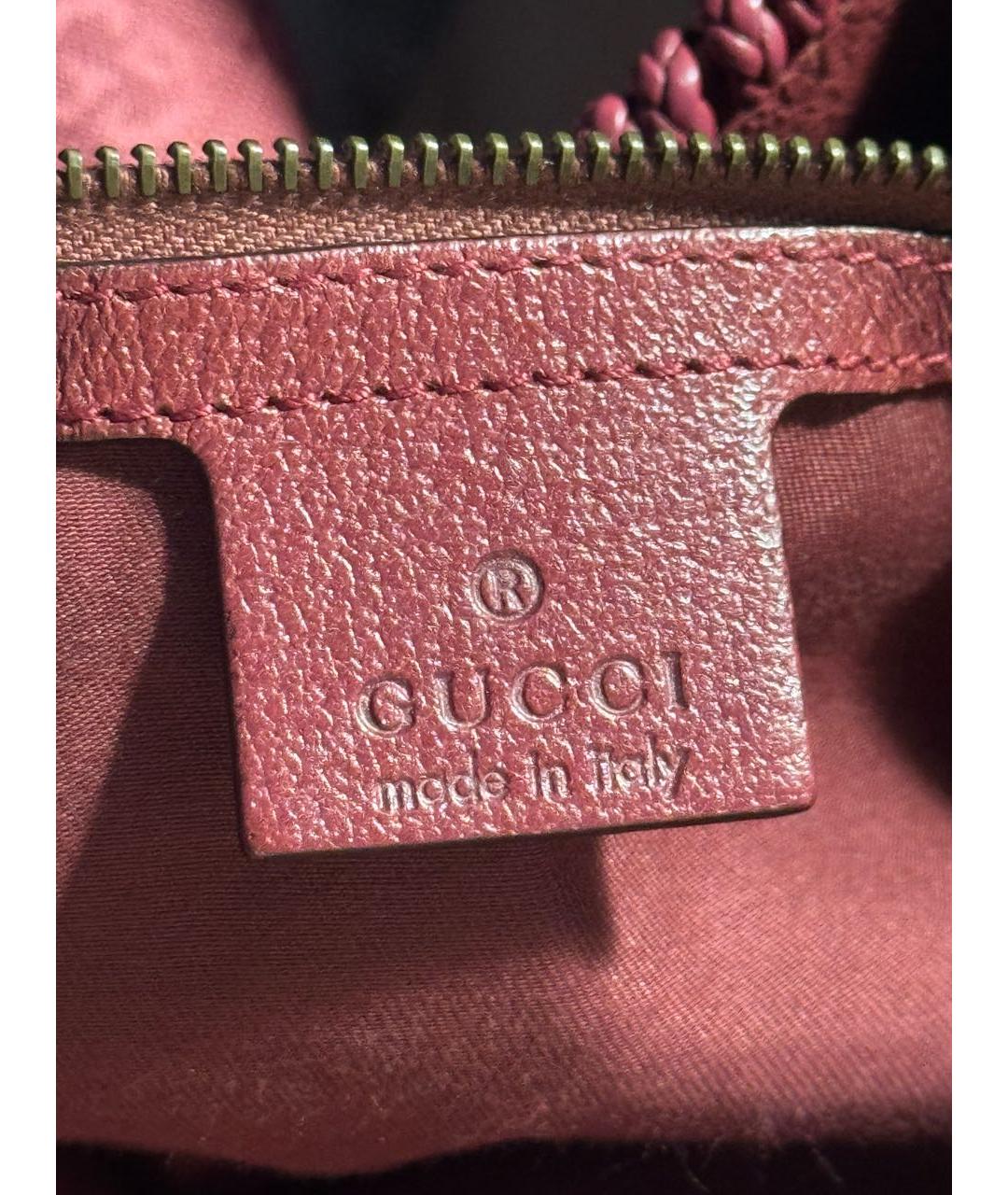 GUCCI Фуксия сумка тоут, фото 6