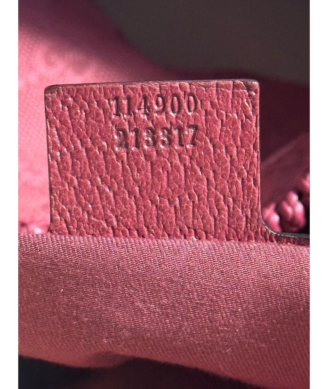 GUCCI Фуксия сумка тоут, фото 5