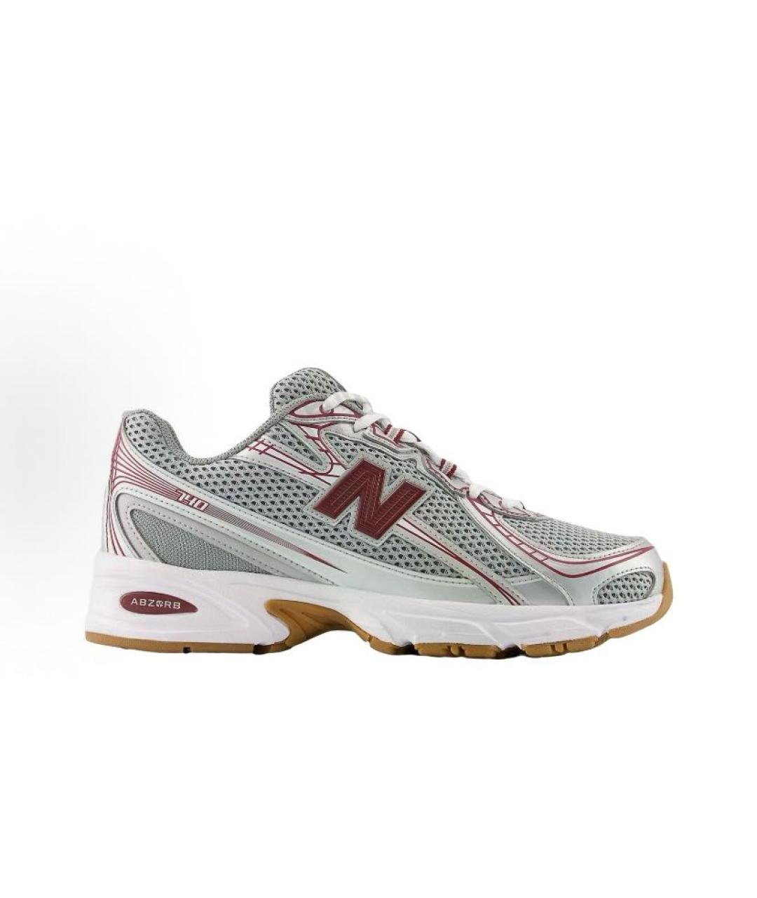 NEW BALANCE Серые текстильные кроссовки, фото 5