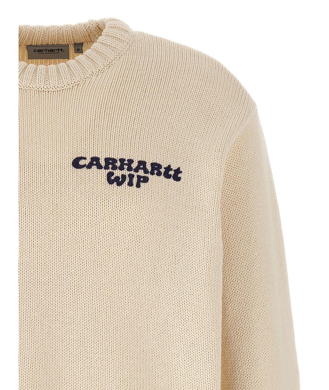 CARHARTT WIP Бежевый хлопковый джемпер / свитер, фото 3