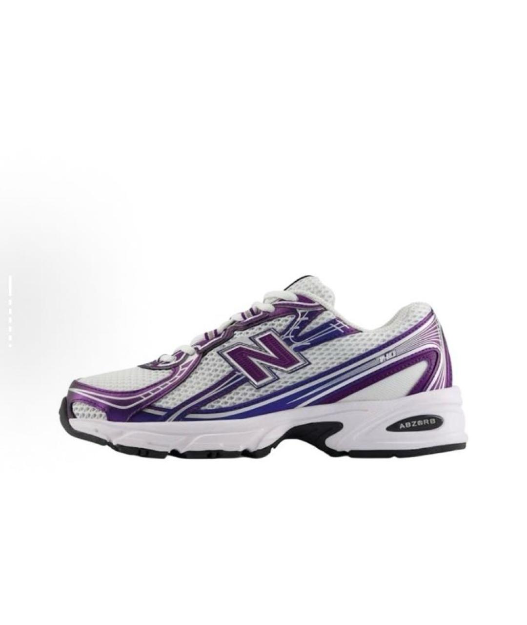 NEW BALANCE Фиолетовые текстильные кроссовки, фото 2