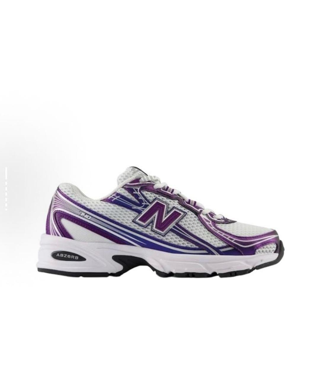 NEW BALANCE Фиолетовые текстильные кроссовки, фото 4