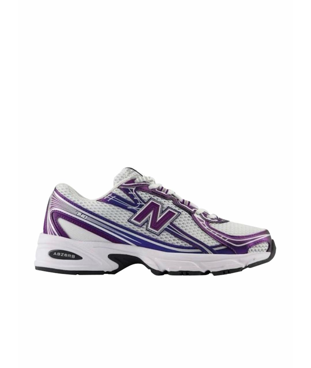 NEW BALANCE Фиолетовые текстильные кроссовки, фото 1
