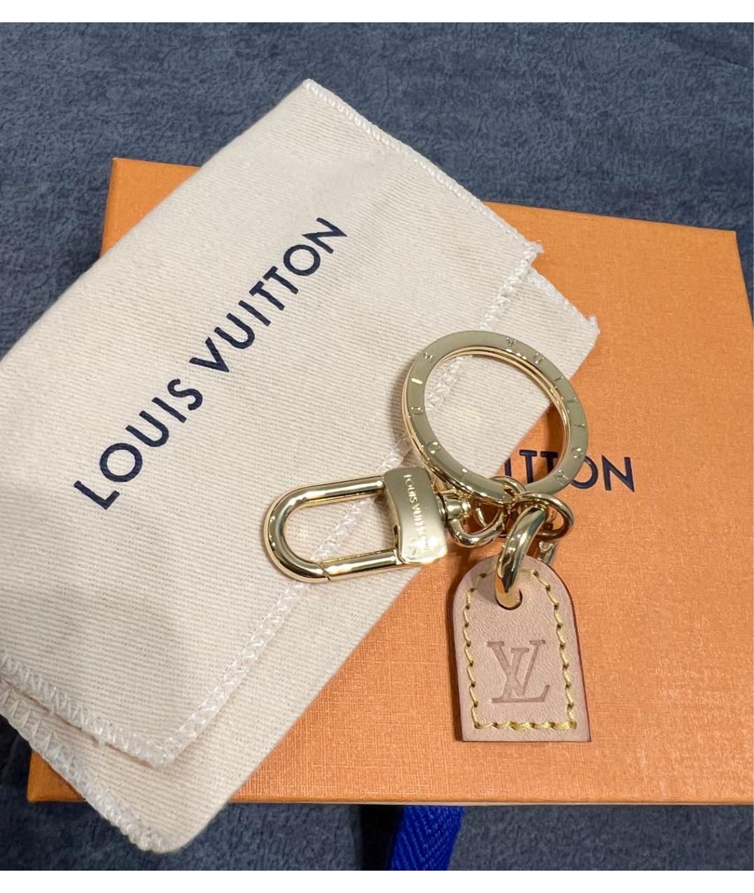 LOUIS VUITTON Бежевый брелок, фото 5
