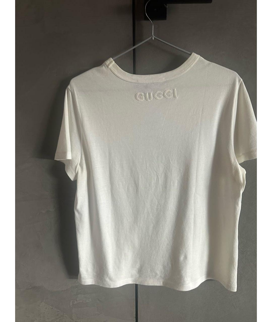 GUCCI Хлопко-эластановая футболка, фото 2