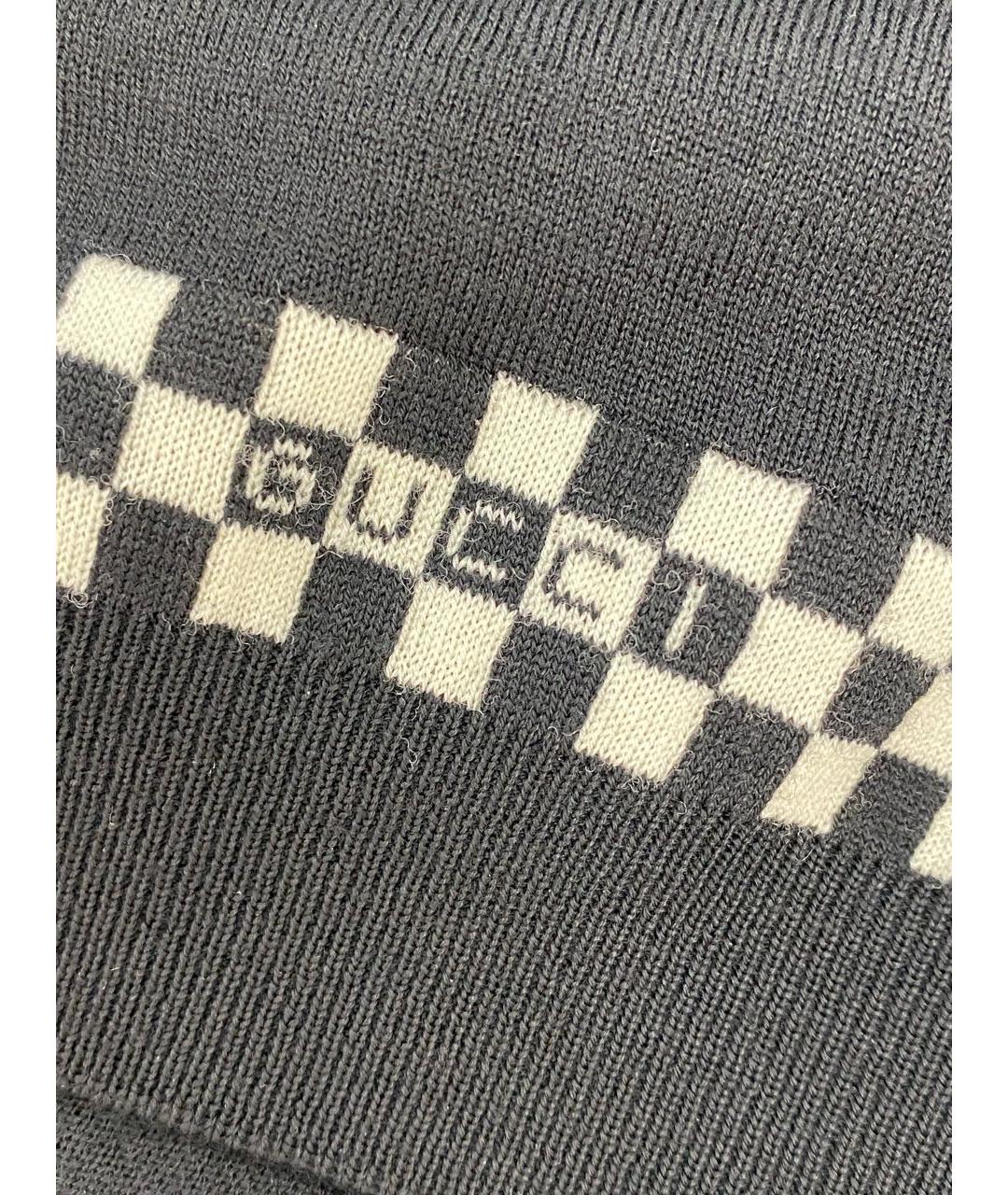 GUCCI Черный шерстяной джемпер / свитер, фото 8