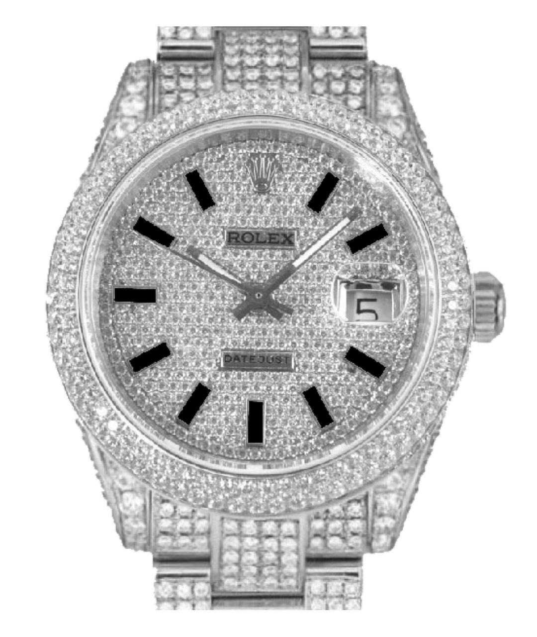 ROLEX Серебряные часы, фото 2