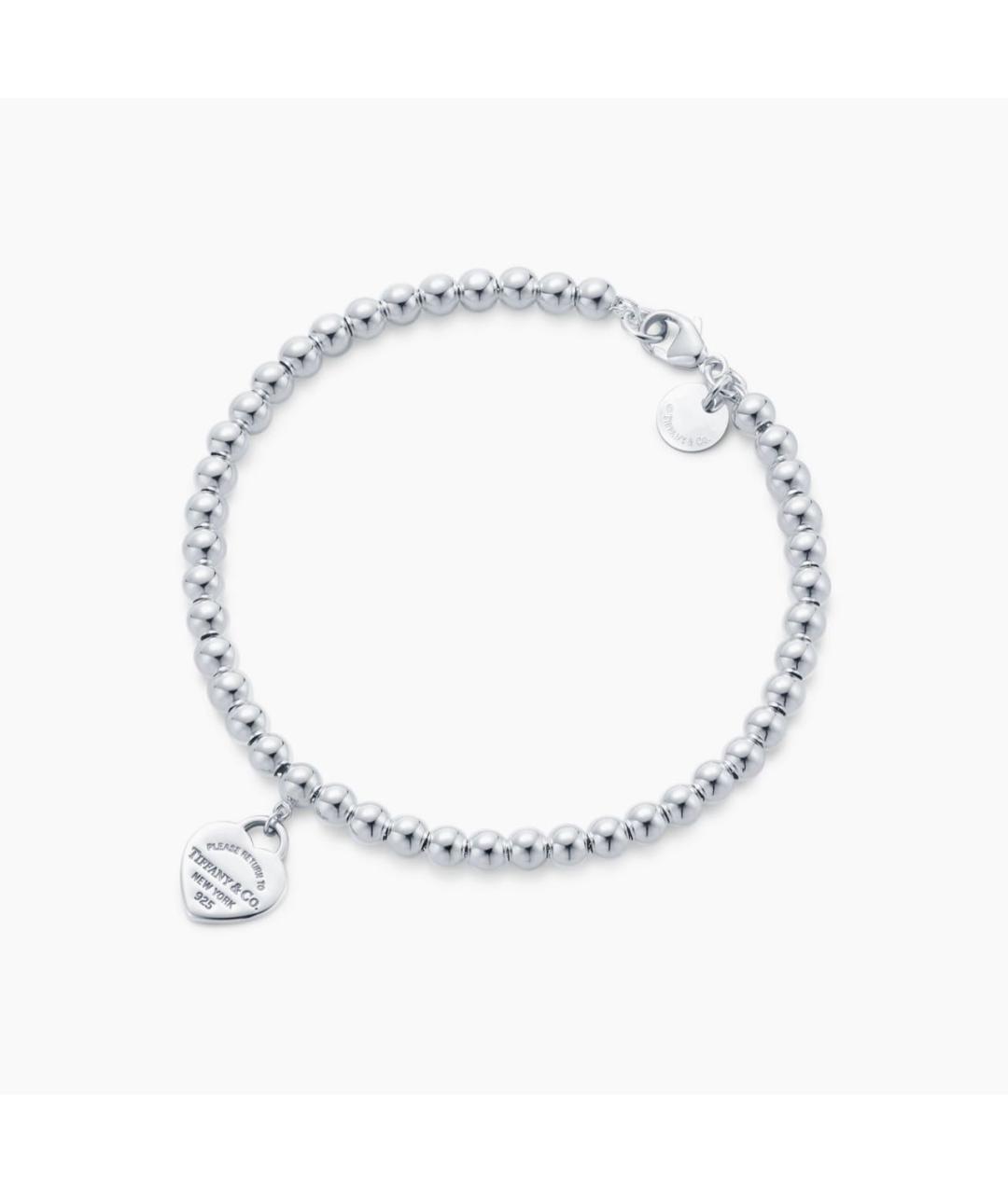 TIFFANY&CO Красный серебряный браслет, фото 2