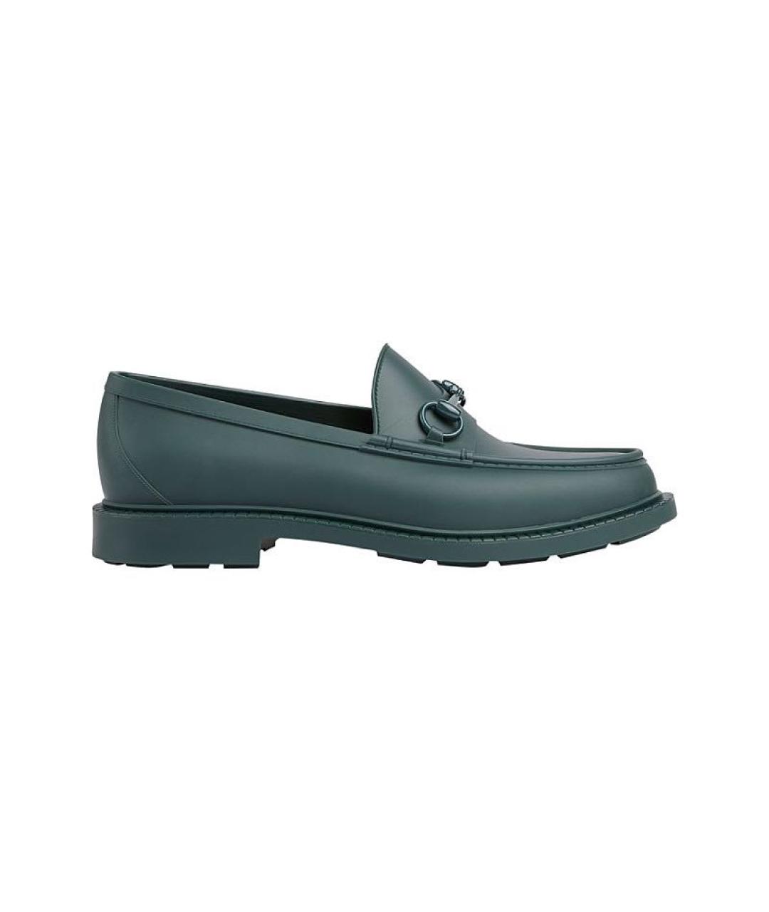 GUCCI Зеленые мокасины, фото 9
