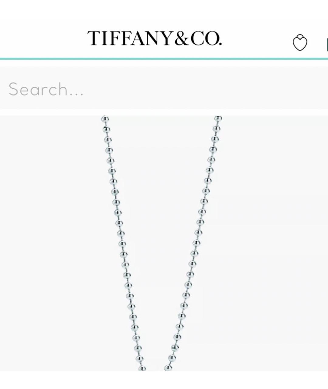 TIFFANY&CO Серебряная серебряная цепочка, фото 2