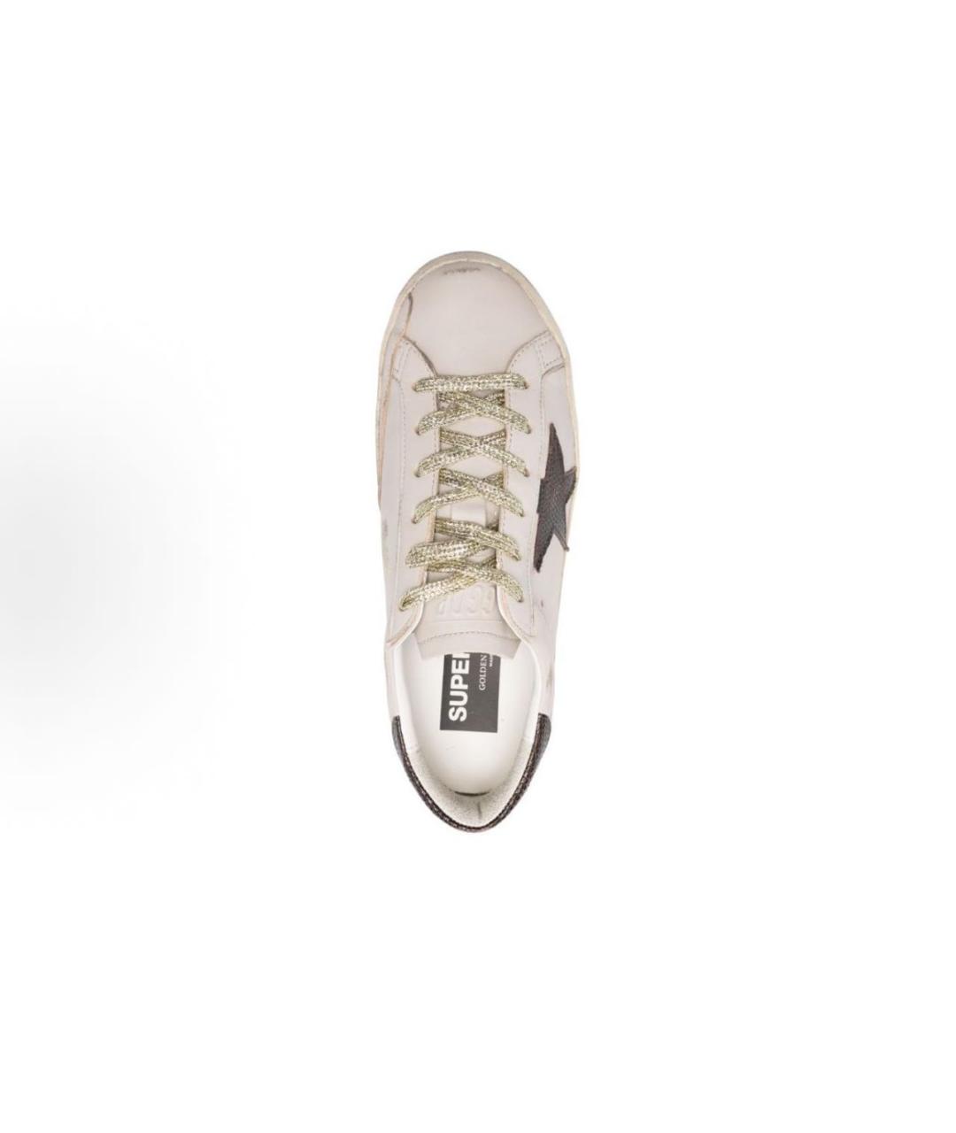 GOLDEN GOOSE DELUXE BRAND Белые кожаные кеды, фото 4