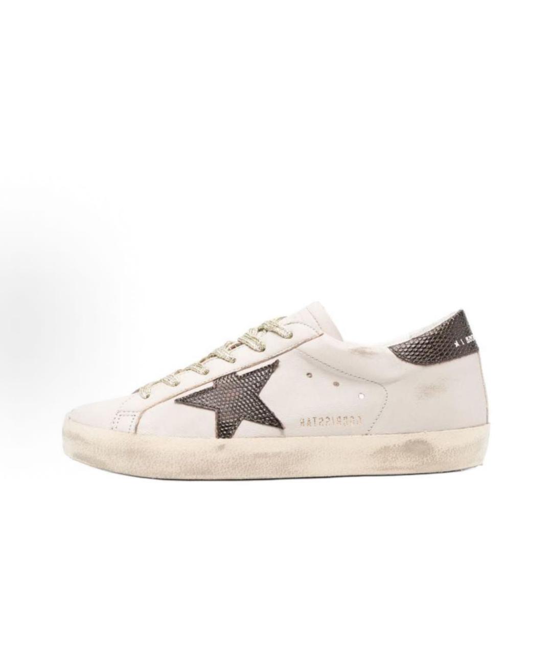 GOLDEN GOOSE DELUXE BRAND Белые кожаные кеды, фото 5