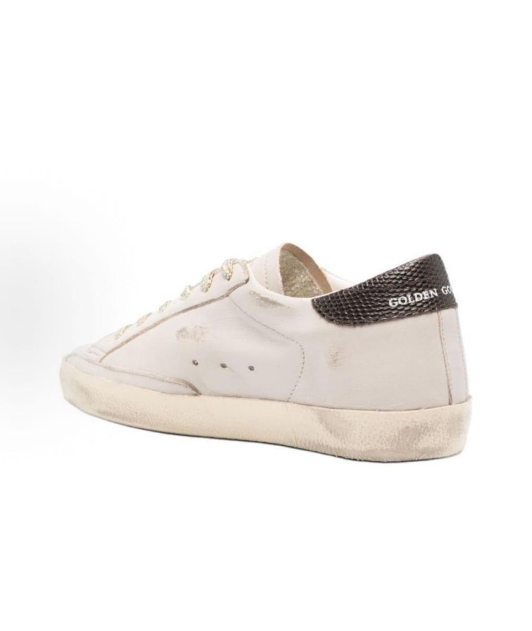GOLDEN GOOSE DELUXE BRAND Белые кожаные кеды, фото 2