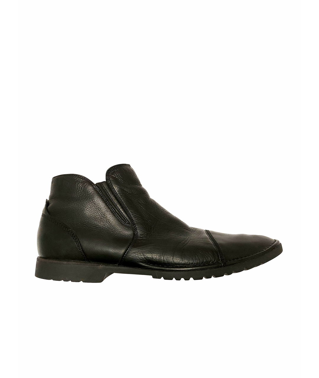 BALDININI Черные кожаные высокие ботинки, фото 1