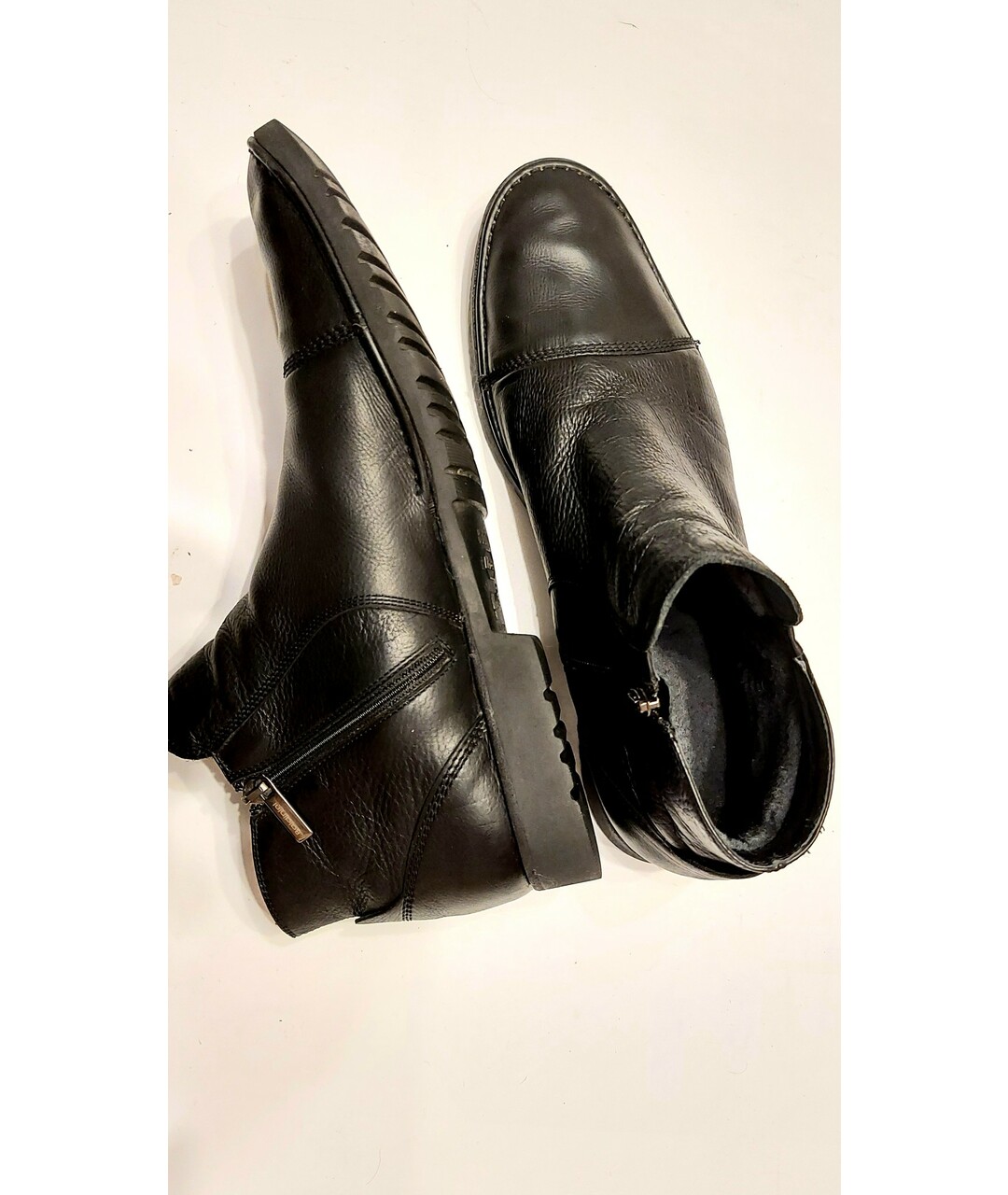 BALDININI Черные кожаные высокие ботинки, фото 5
