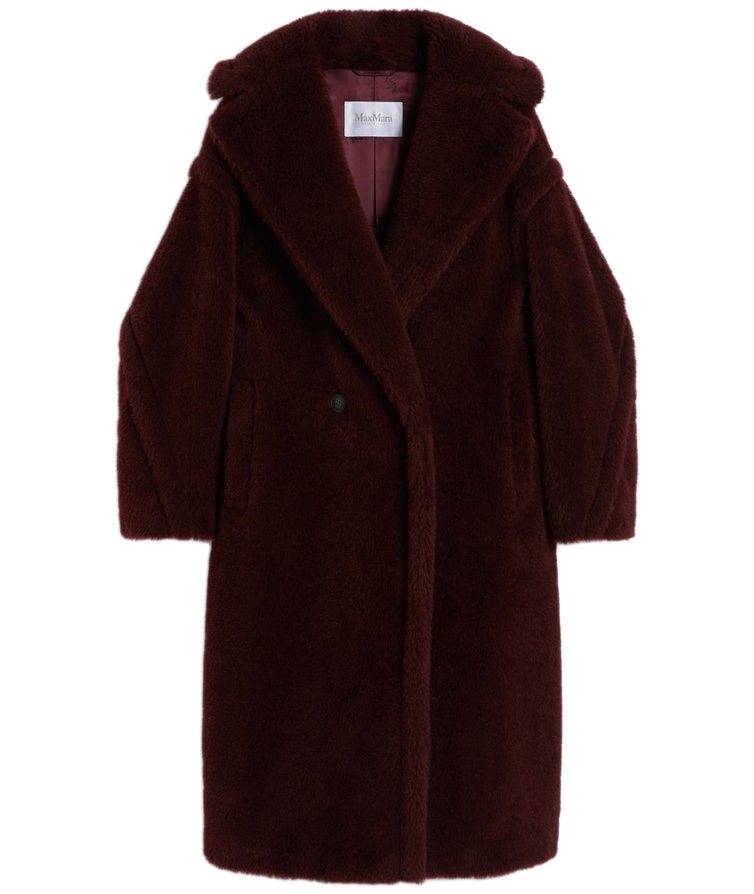 MAX MARA Бордовое пальто, фото 1