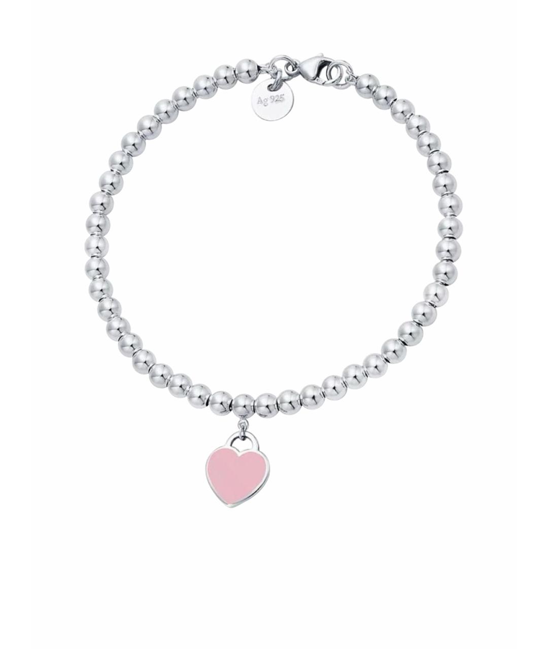 TIFFANY&CO Коралловый серебряный браслет, фото 1