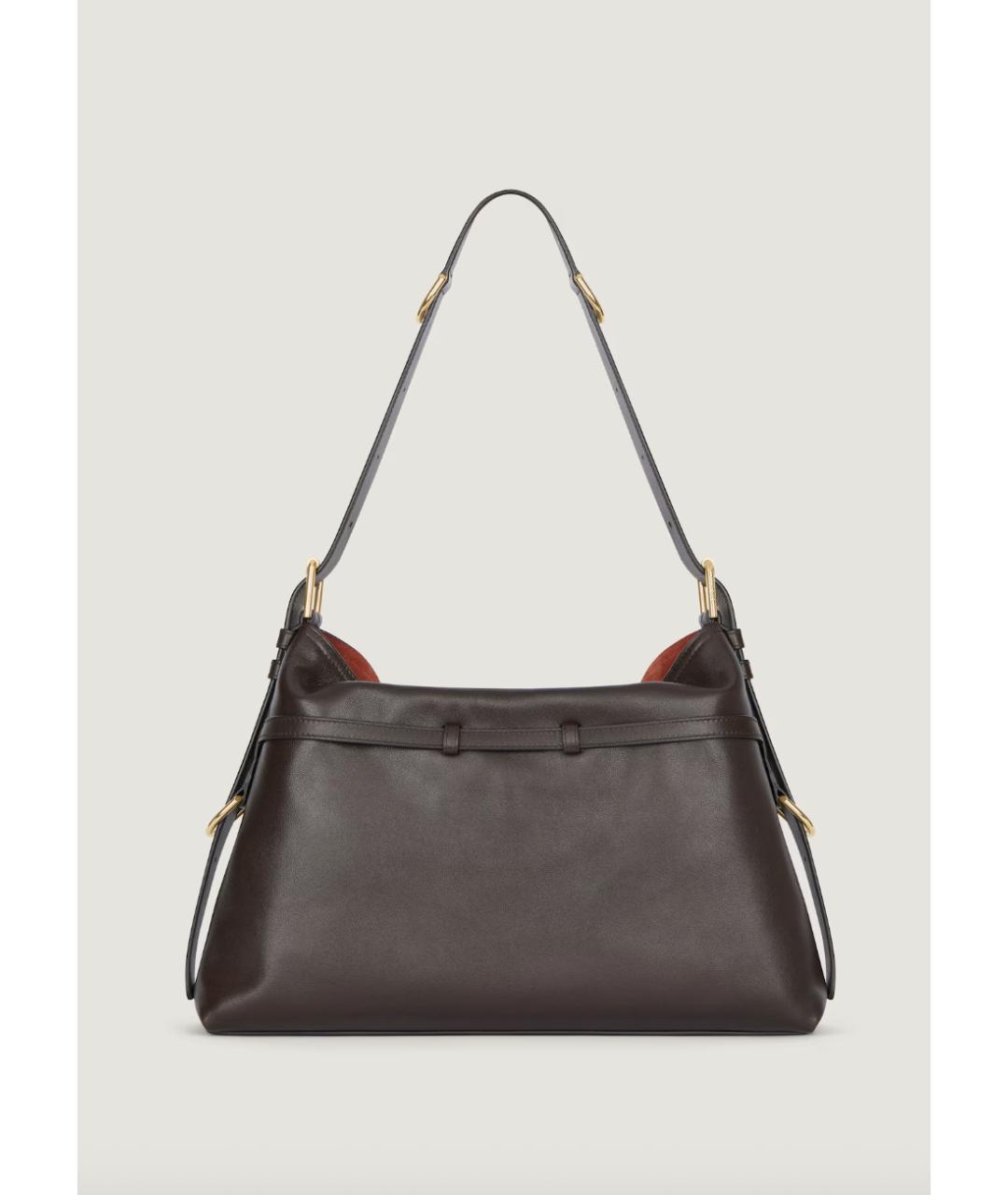 GIVENCHY Коричневая кожаная сумка через плечо, фото 4