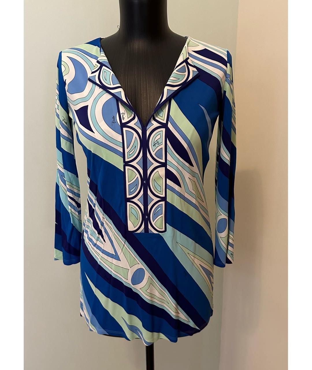 EMILIO PUCCI Мульти вискозная рубашка, фото 6