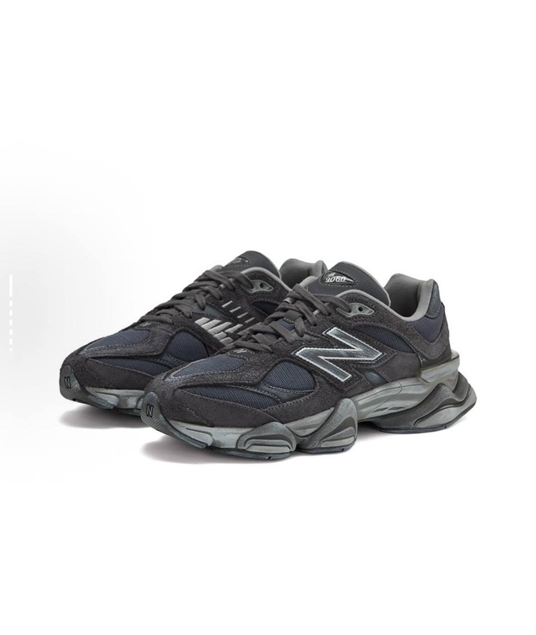 NEW BALANCE Серые текстильные низкие кроссовки / кеды, фото 5
