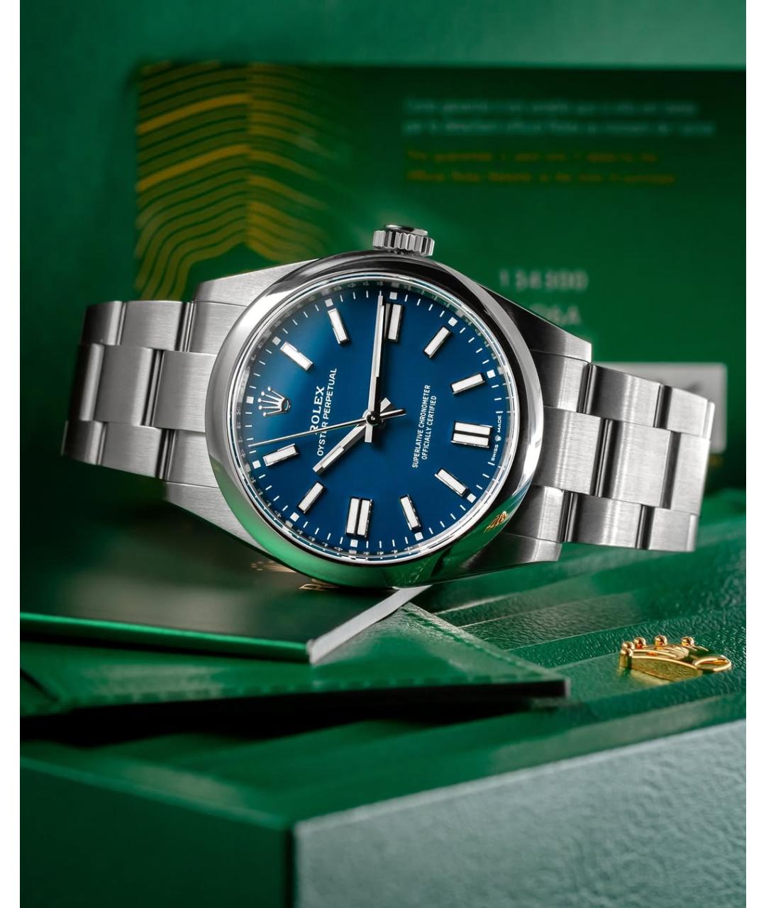 ROLEX Синие часы, фото 6