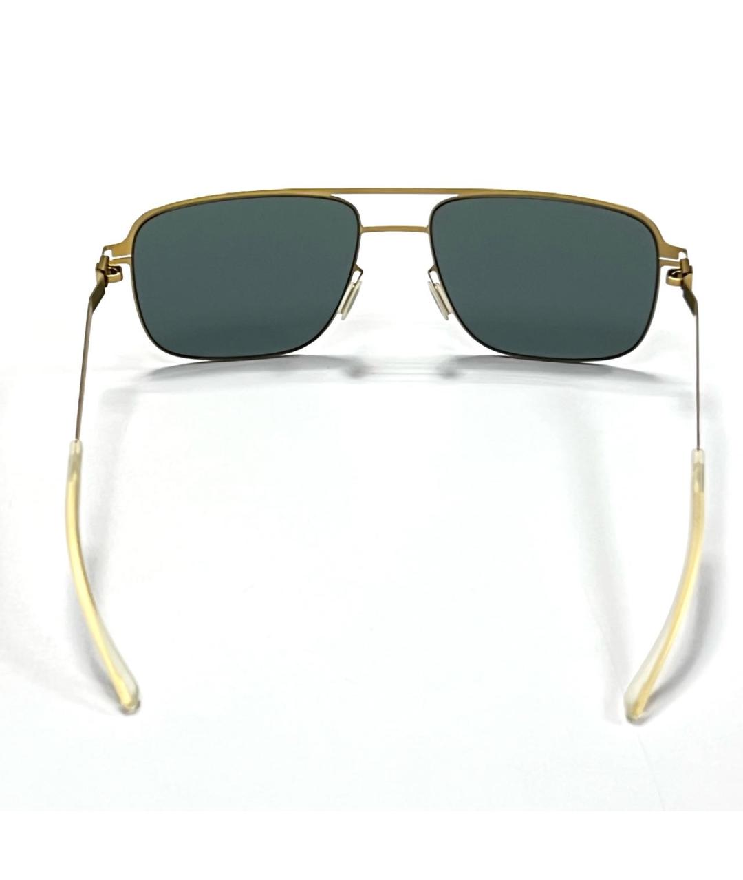 MYKITA Золотые металлические солнцезащитные очки, фото 7