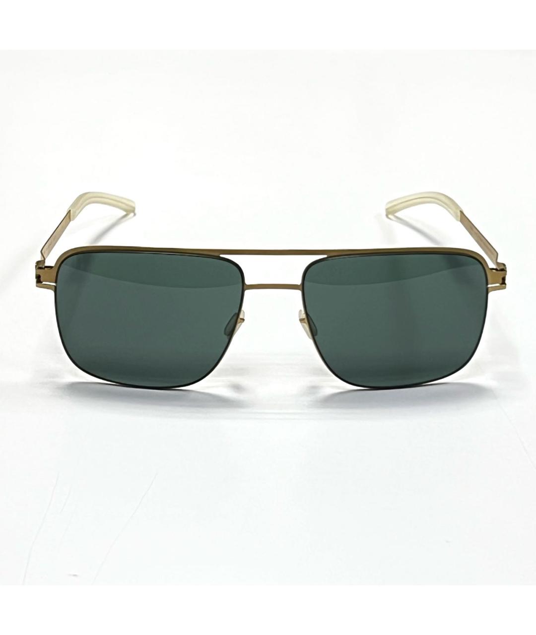 MYKITA Золотые металлические солнцезащитные очки, фото 9