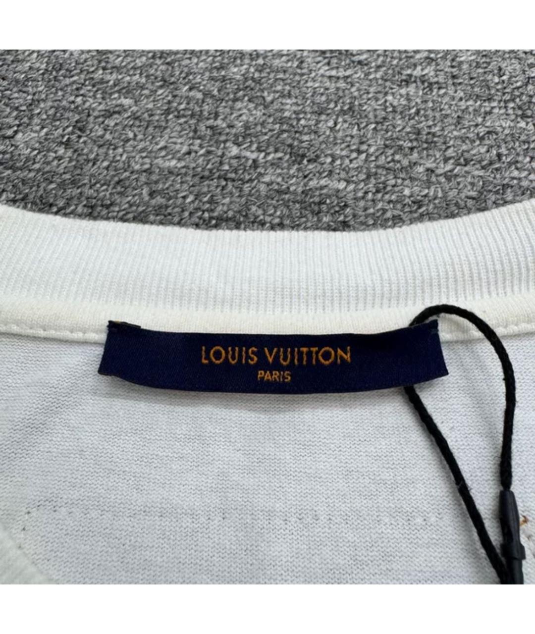 LOUIS VUITTON Белая футболка, фото 3