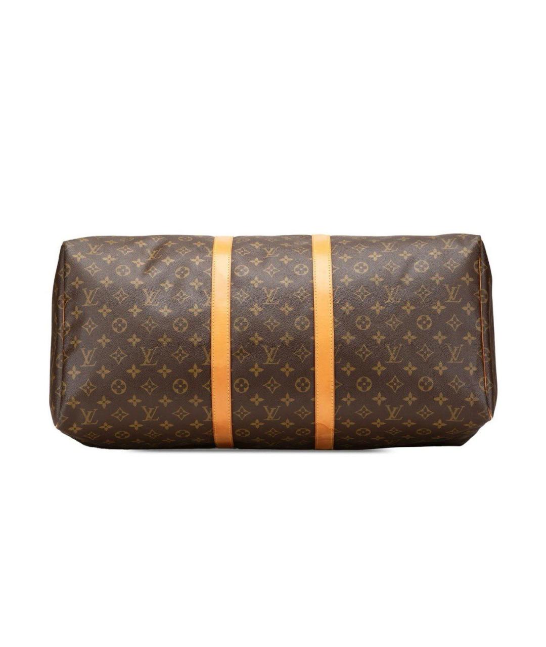 LOUIS VUITTON Коричневая дорожная/спортивная сумка, фото 3