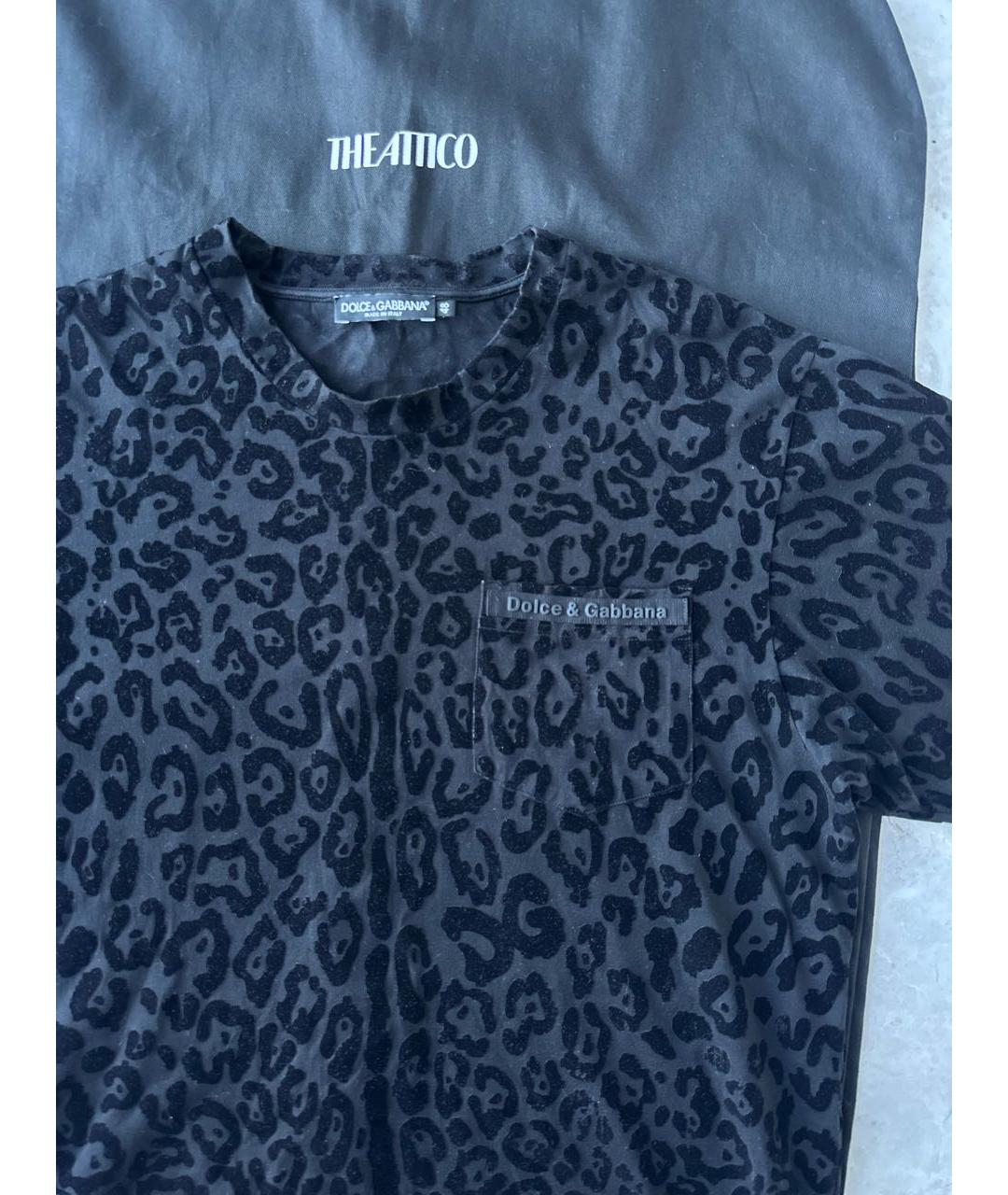 DOLCE&GABBANA Черная футболка, фото 7
