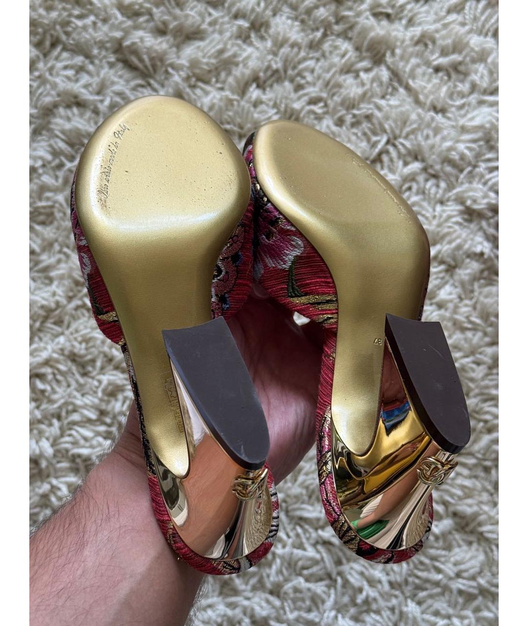 DOLCE&GABBANA Мульти мюли, фото 6