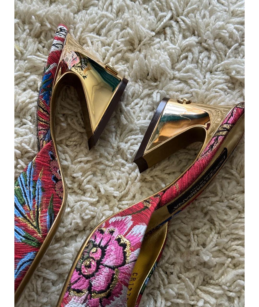 DOLCE&GABBANA Мульти мюли, фото 7