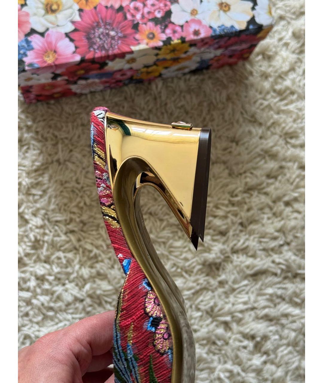 DOLCE&GABBANA Мульти мюли, фото 5