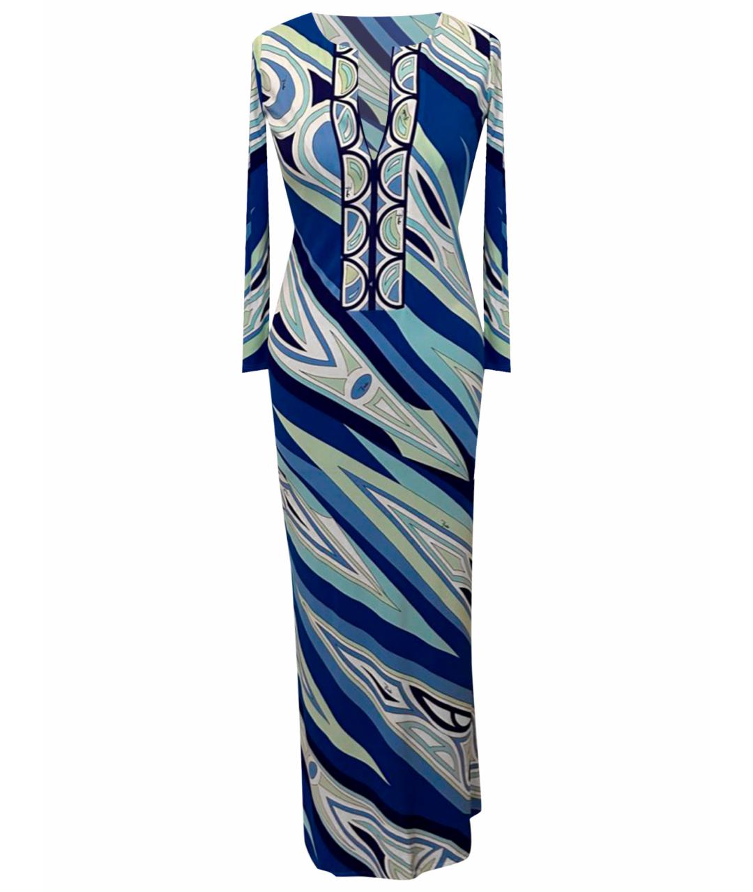 EMILIO PUCCI Мульти вискозное платье, фото 1