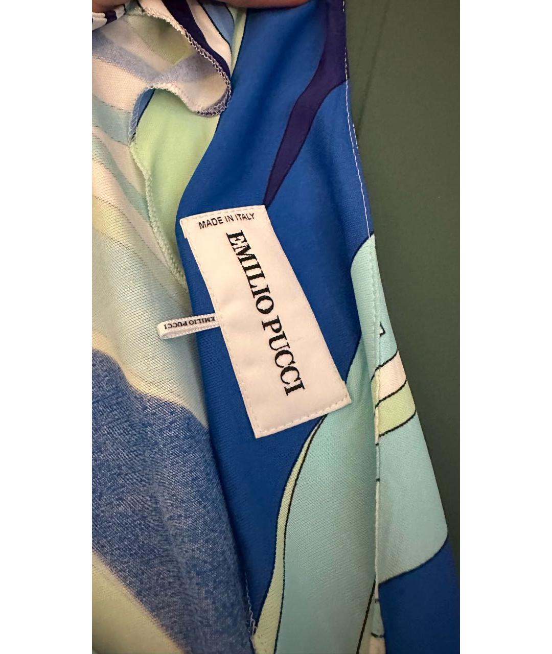 EMILIO PUCCI Мульти вискозное платье, фото 3