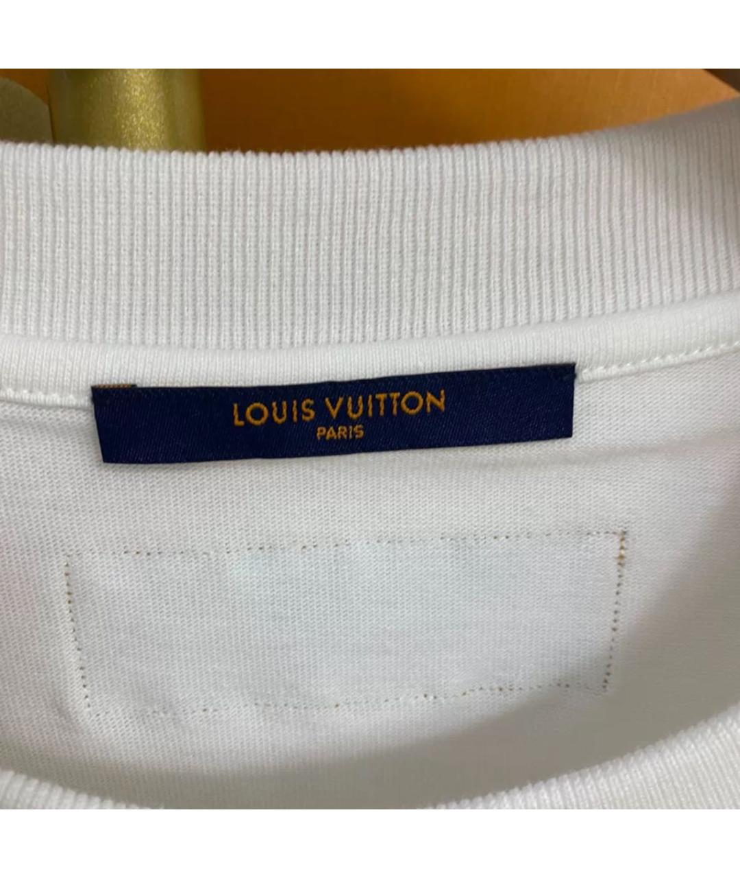 LOUIS VUITTON Белая футболка, фото 4
