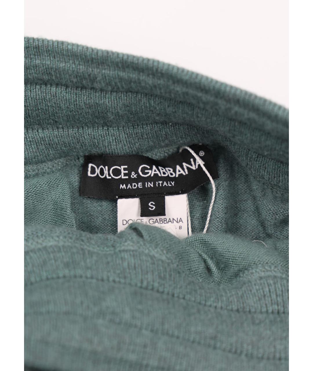 DOLCE&GABBANA Зеленый кашемировый спортивный костюм, фото 9