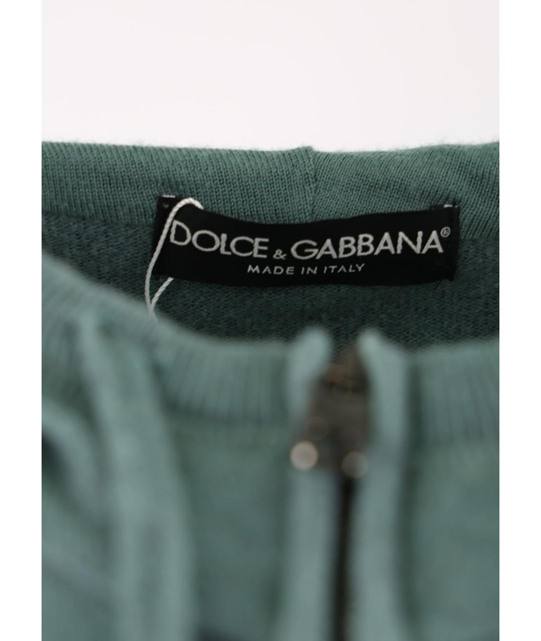 DOLCE&GABBANA Зеленый кашемировый спортивный костюм, фото 8