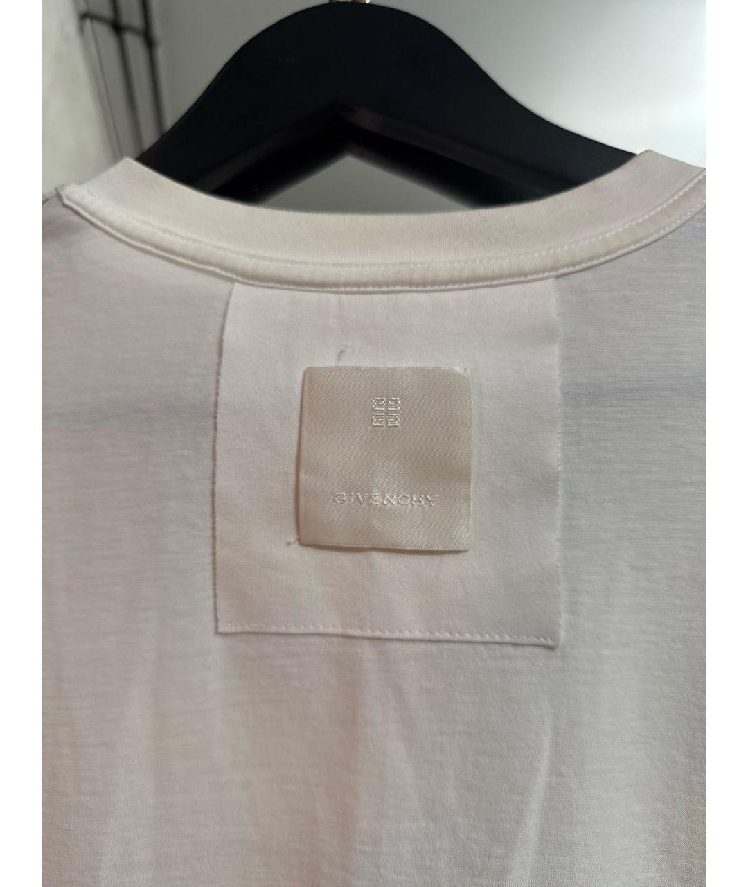 GIVENCHY Белая хлопковая футболка, фото 3