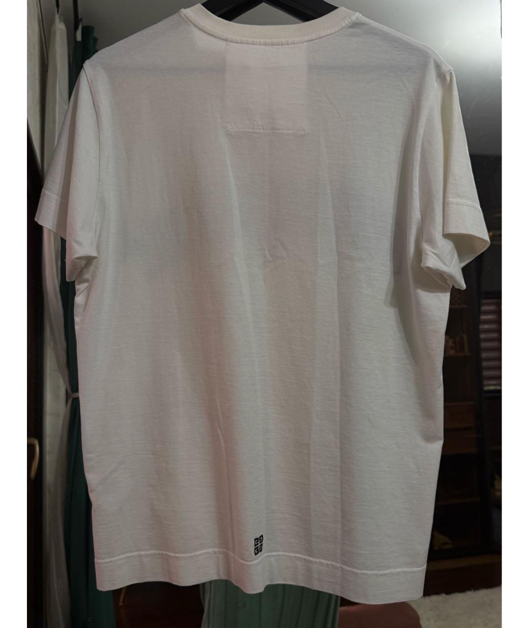 GIVENCHY Белая хлопковая футболка, фото 2