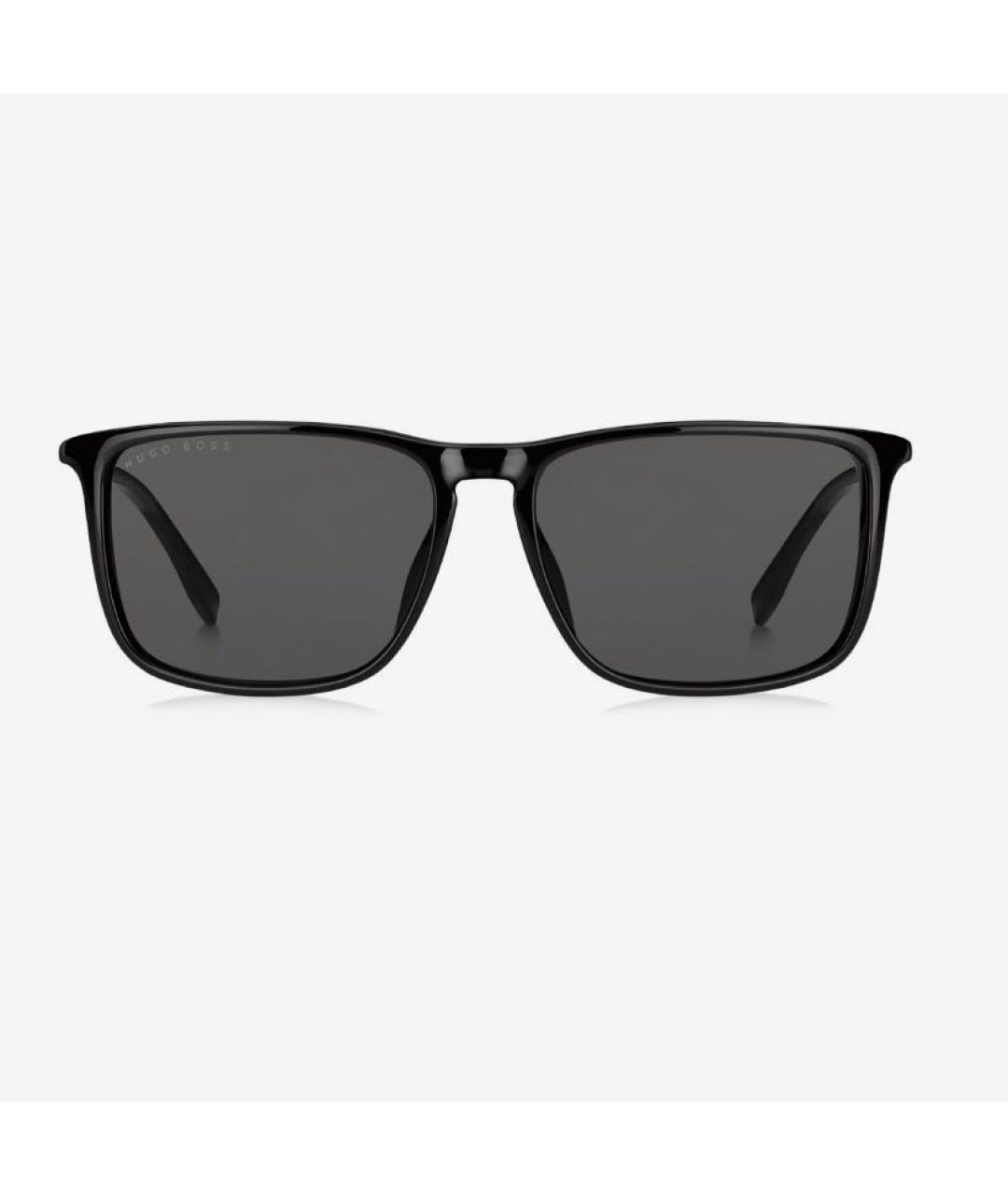 HUGO BOSS Черные пластиковые солнцезащитные очки, фото 4