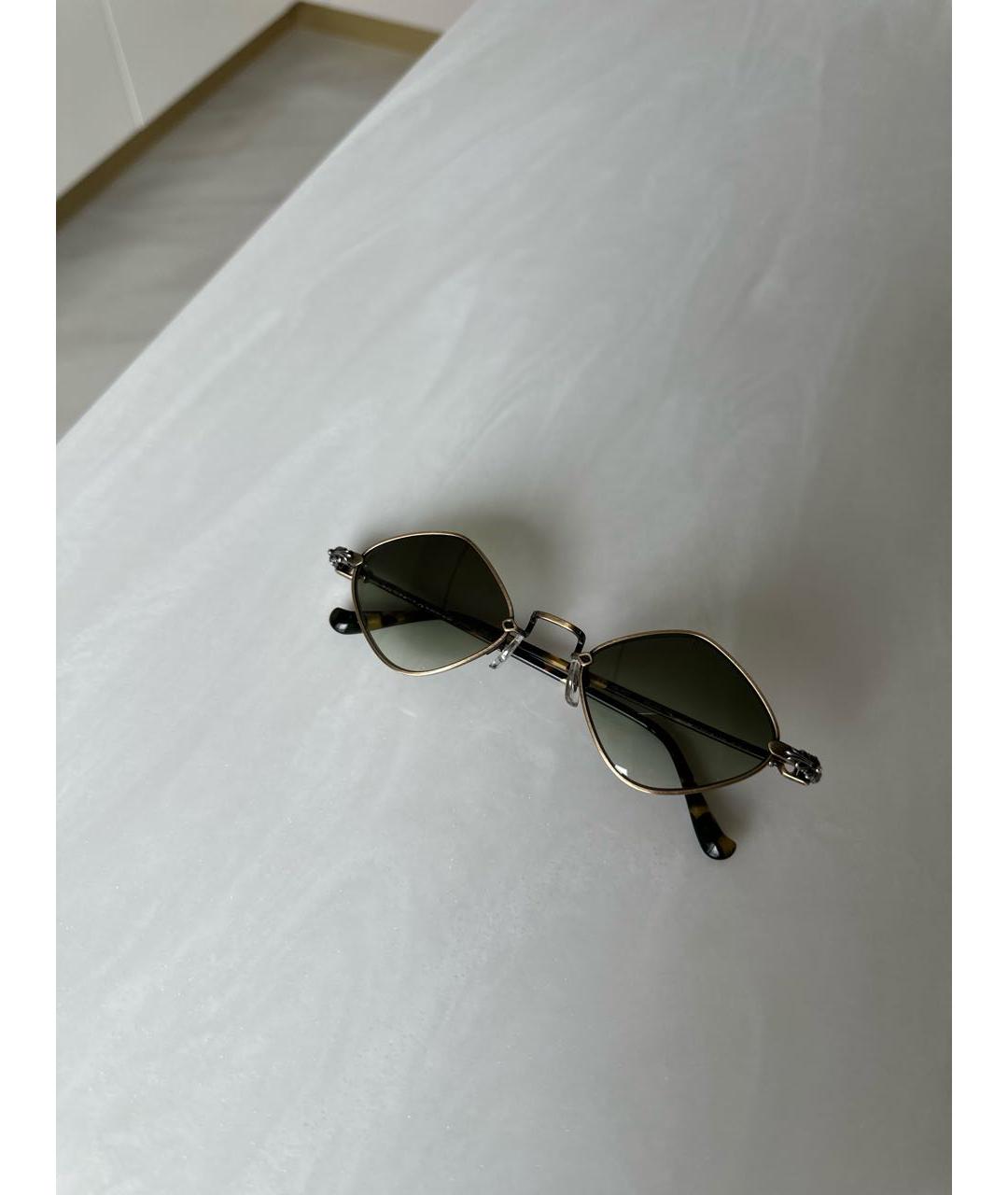 CHROME HEARTS Коричневые пластиковые солнцезащитные очки, фото 8