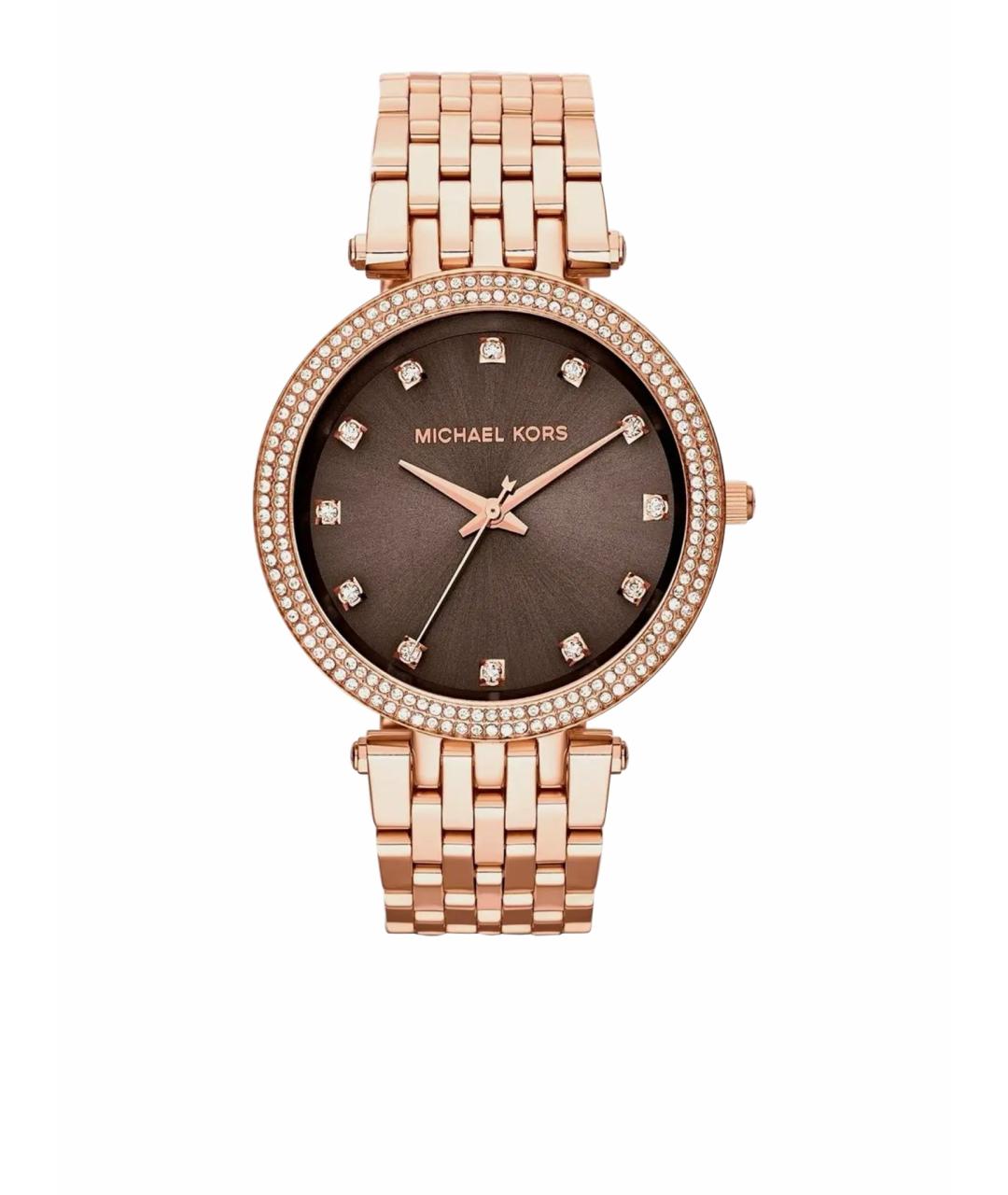 MICHAEL KORS Золотые стальные часы, фото 1