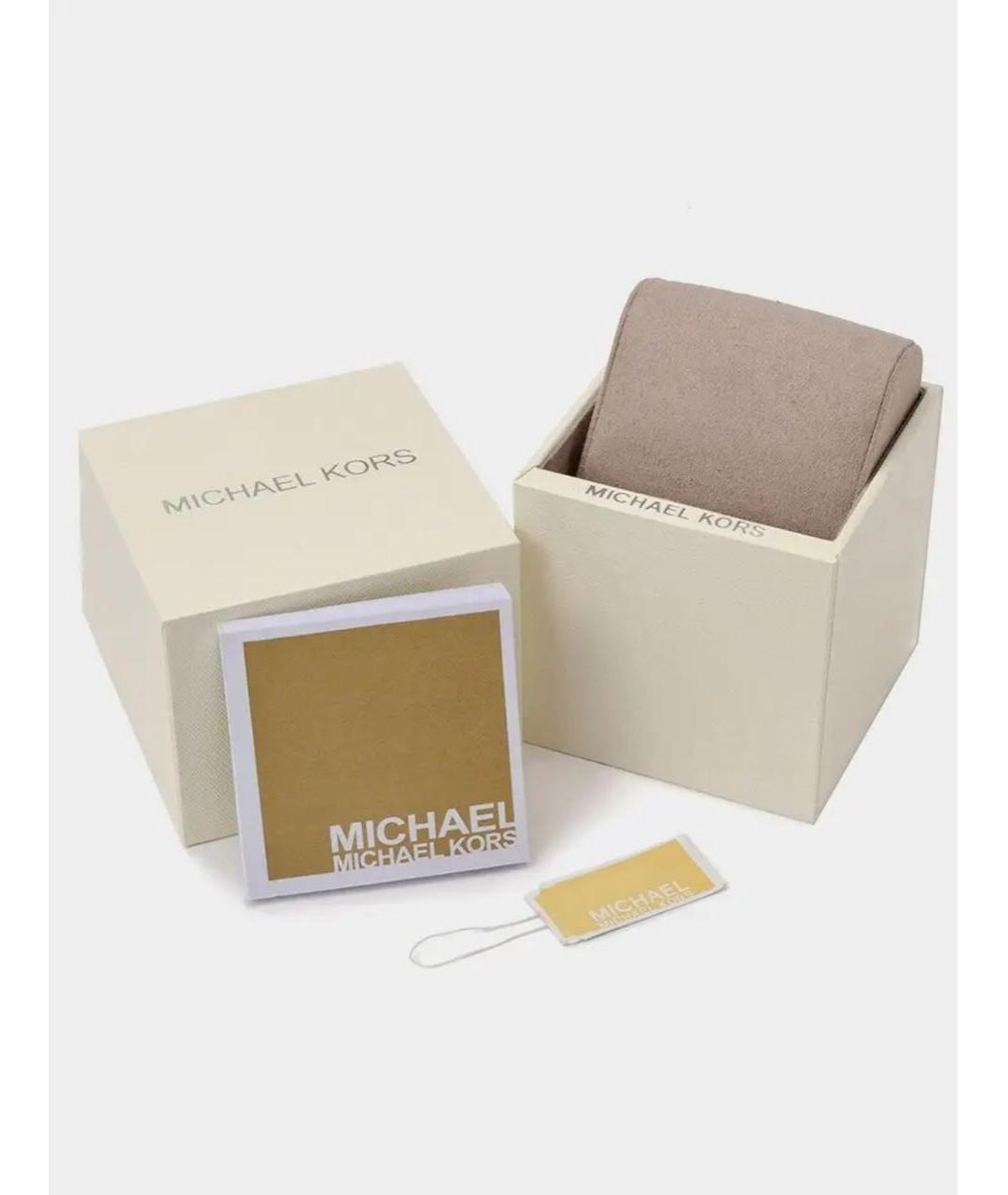 MICHAEL KORS Золотые стальные часы, фото 4