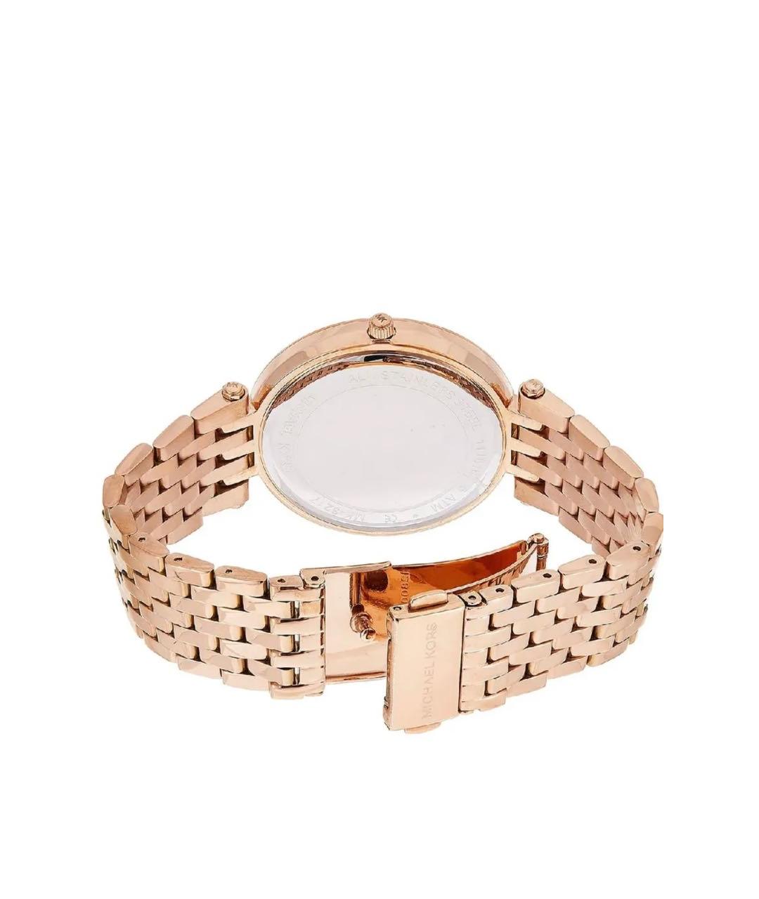 MICHAEL KORS Золотые стальные часы, фото 3